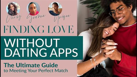 finding love without dating apps